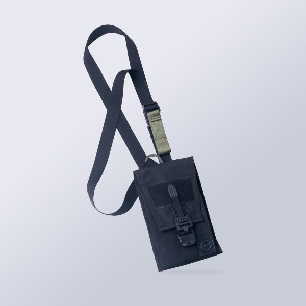 essential gear waterproof chest pouch with spanish buckle system