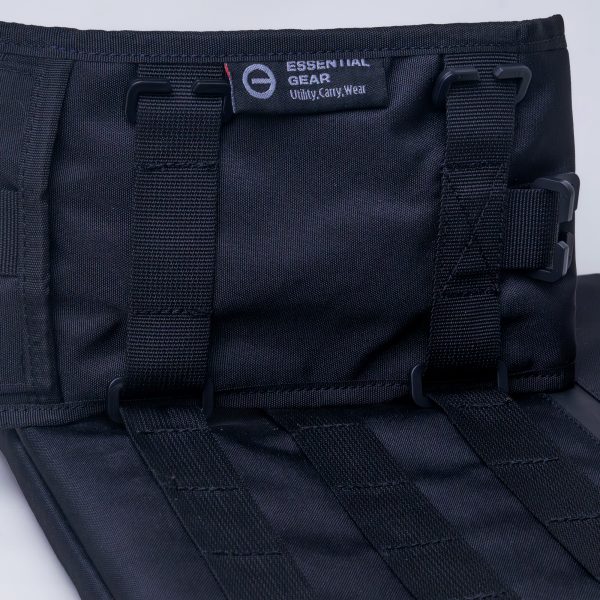 essential gear waterproof chest pouch with spanish buckle system