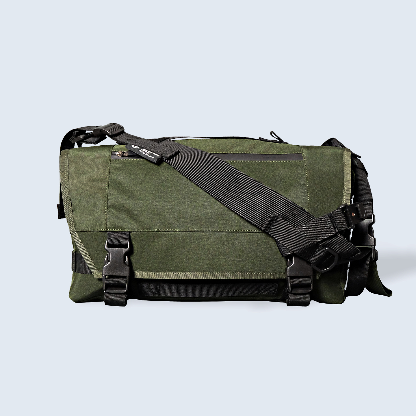 phase messenger bag olive